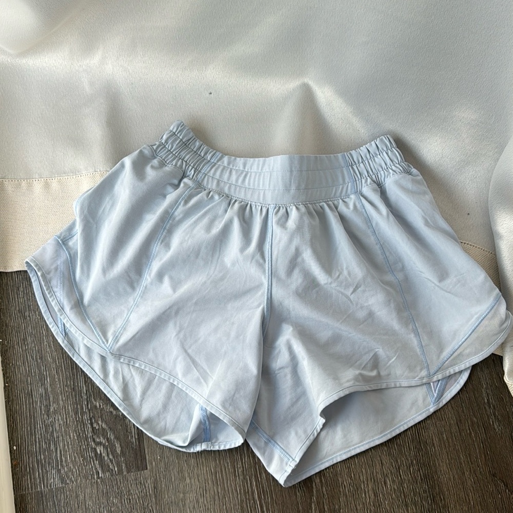 Lululemon light blue shorts
